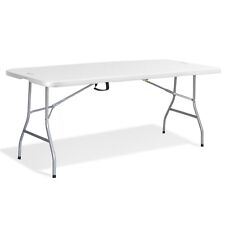 KEPLIN 6ft Folding Table–Portable, Waterproof, and Sturdy for Indoor,Outdoor use