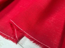 RED HESSIAN JUTE Fabric