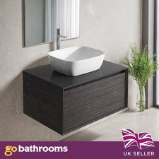 600mm Vanity Unit With Black