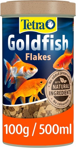 Tetra goldfish flake - tetra,
