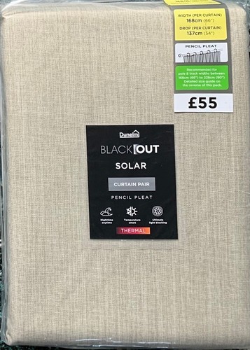 Dunelm solar ecru beige - dunelm,