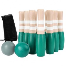 Sports Wooden Lawn Bowling 9"