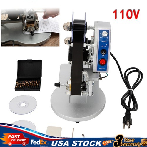 Hot stamp printer 110v - stamp,