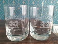 Whyte & Mackay Set of 2 Whisky Tumblers 'The British & Ireland Lions' Rugby
