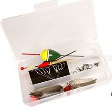 Matt Hayes Sea & Freshwater Fishing Tackle Box - Floats, Swivels, Hooks & Lures