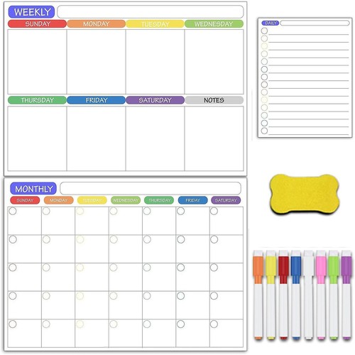 Magnetic calendar for fridge - magnetic,