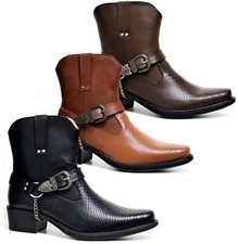 MENS GENTS COWBOY RIDING ANKLE