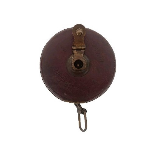 Vintage leather tape measure - leather,
