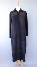 Spirit of the Andes Long Cardigan Alpaca Wool Silk & Cotton Large JE1629