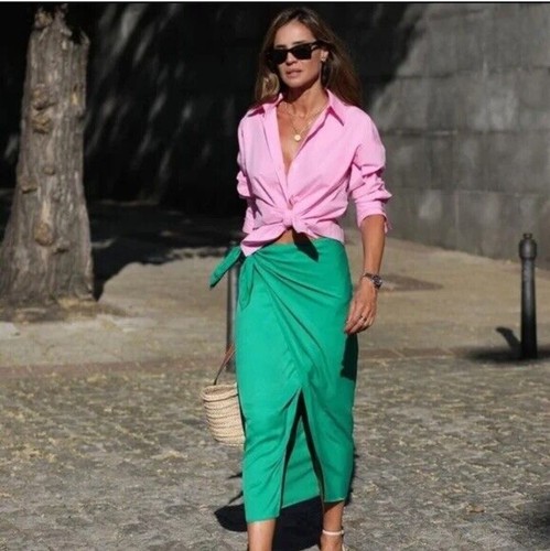 Zara green wrap - zara, pareo