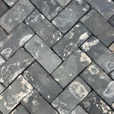 Reclaimed Handmade Grey Paving Brick Paver - Pack of 400 Pavers