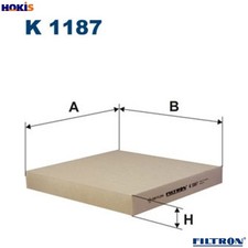 FILTER CABIN AIR K 1187 FOR