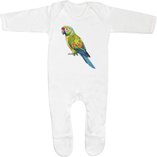 Summer parrot baby sleepsuit - baby,