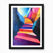 Stairway To Heaven 59 Art Print Framed Wall Art Poster Canvas Print Picture