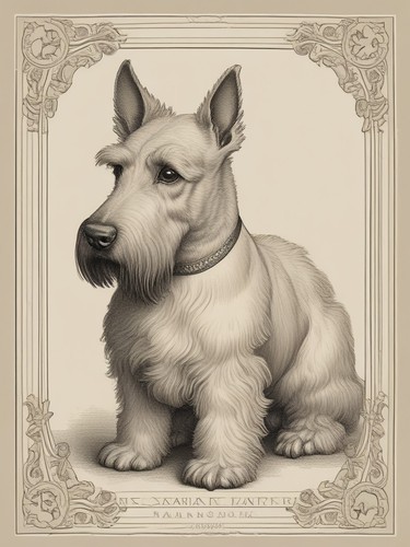 Scottish terrier vintage - terrier,