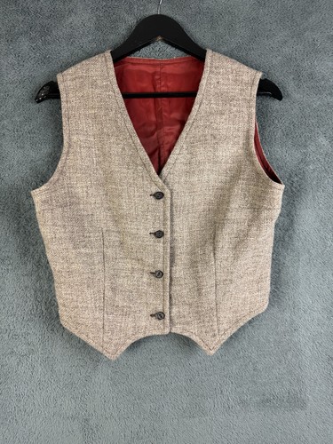 Herdwick tweed waistcoat mens - waistcoat,