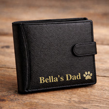 Personalised Dog Dad Leather
