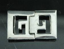 Vtg DOTTY SMITH Silver Tone GG