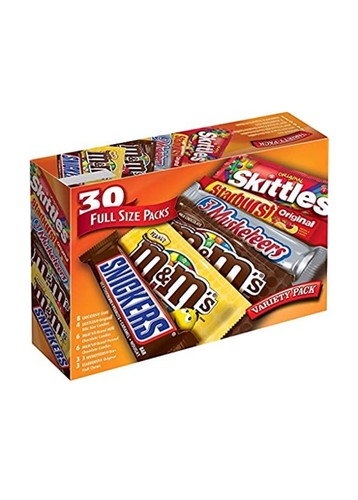 Mars full size candy bars - 30,