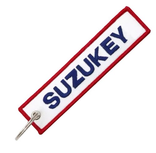 Suzukey embroidered keyring - embroidered,