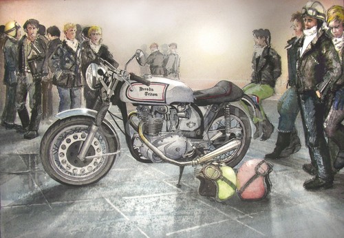 Dresda norton triumph - norton, triton