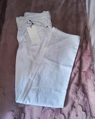 Zara womens white denim - womens,