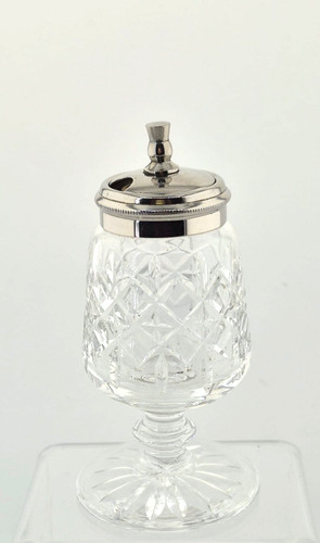 Edinburgh crystal mustard pot - mustard,