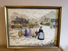 Large Vintage Framed