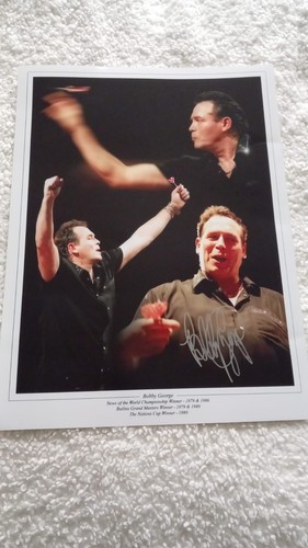 Bobby george hand signed - bobby,
