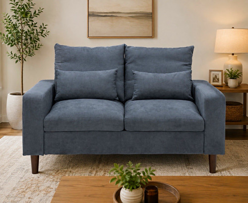 Grey linen seater - linen, 2
