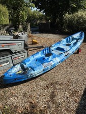 Blue Wave GalaxSit-On Top Kayak. Trailer Custom To Transport Kayak.