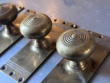 Antique Victorian Brass Door