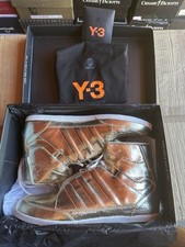 Y-3 358925 Y-3 HONJA HI Shoes white/gold Uk Size 11