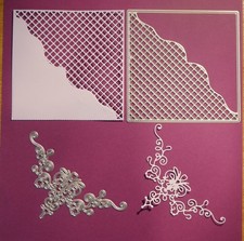  Lattice Square & Lace Corner