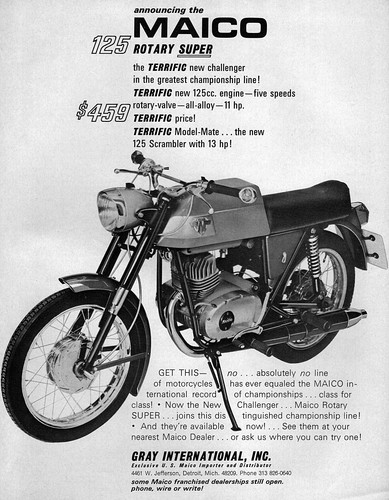 1966 maico 125 rotary - maico,