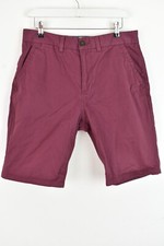 NEXT Purple Chino Shorts size 32 Mens 100% Cotton Outdoors Outerwear Menswear