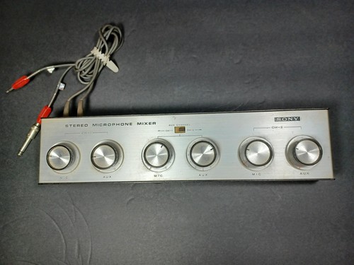 Vtg sony stereo microphone - sony,