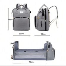 Portable Diaper Bag Maternity Baby Nappy Changing Large Capacity Water Resistant