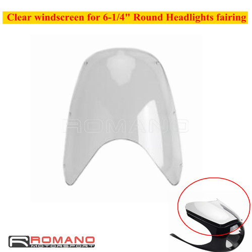 Clear windscreen for bobber - windscreen,