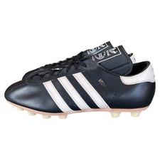 RARE Vintage Adidas BECKENBAUER STAR Football Boots Black Men's UK6.5 EU40 VGC