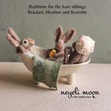 Bathtime for the Hare siblings
