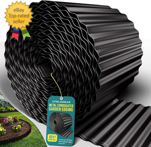 50ft black corrugated - black,