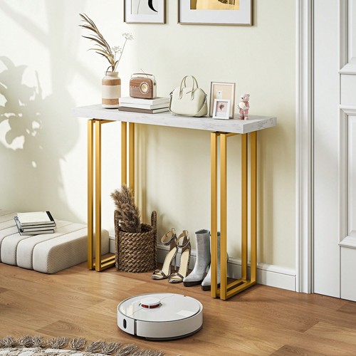 Faux marble console - console, table