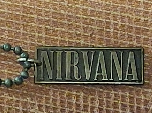 Rare nirvana tag necklace - nirvana,