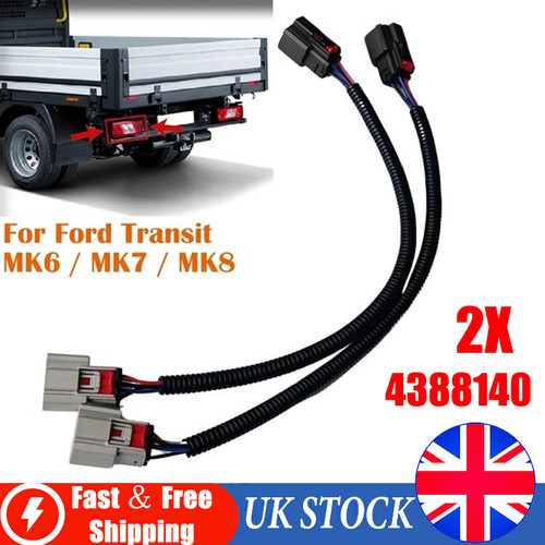 Rear tail light - 2x, loom