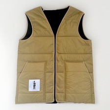 Mackintosh Men’s Gilet Vest Jacket Beige Size Medium Logo Zip Classic New Coat