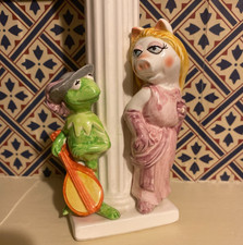 Extremely Rare Vintage Miss Piggy & Kermit the Frog Lamp Base 1979 [ © Hal 79 ]