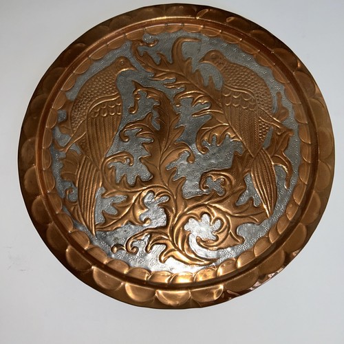 Vintage round copper hanging