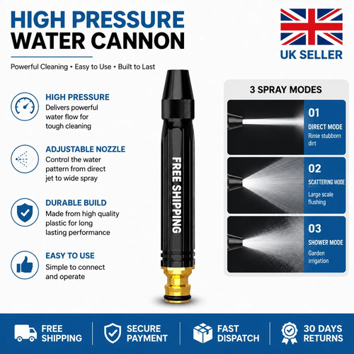 High pressure water cannon - high,