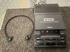 Philips 710 Dictation With PSU Headphones Voice Recorder Transcriber